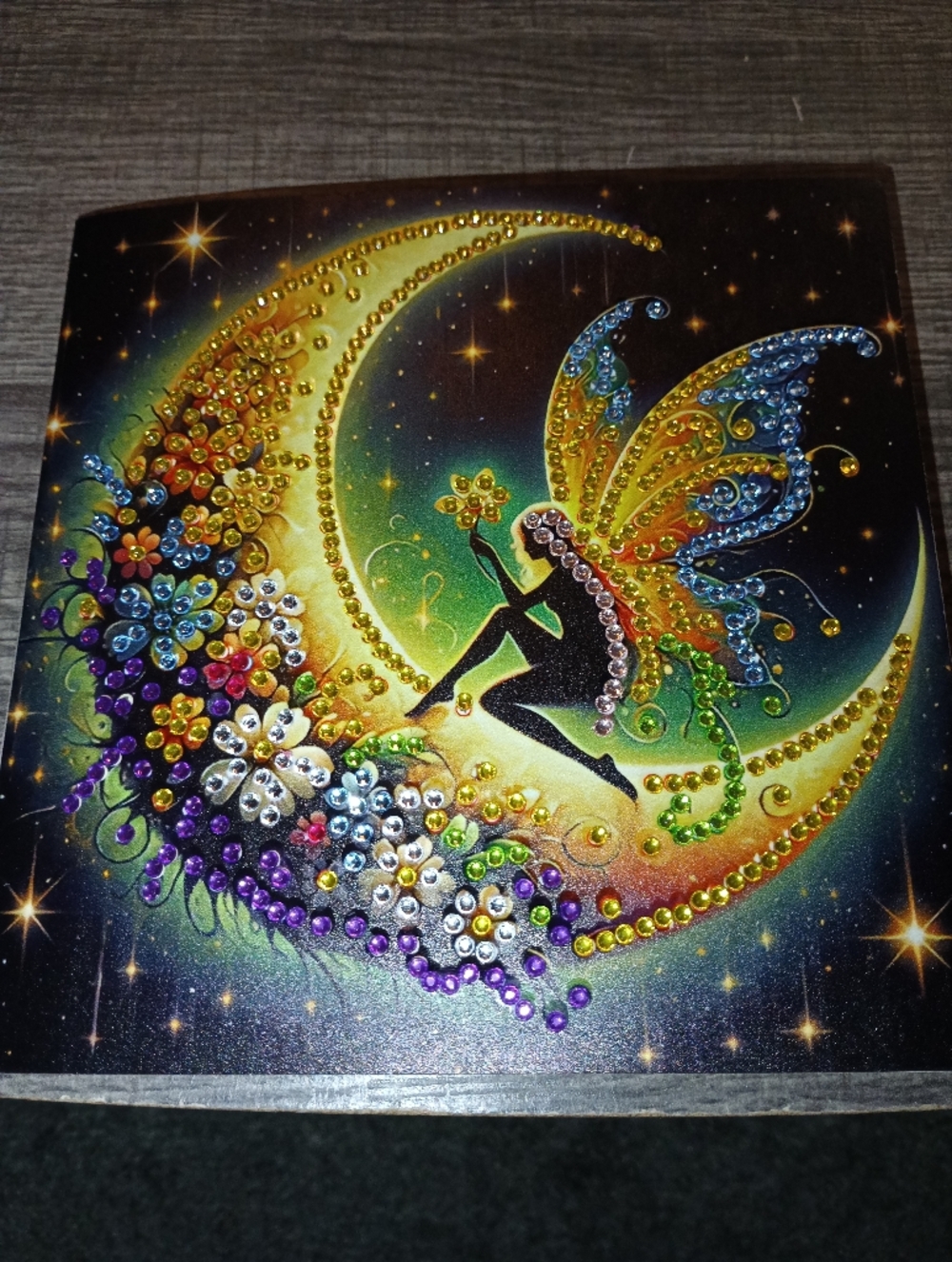 Fantasy Fairy Moon Card - Handmade - Picture 2 of 4